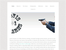 Tablet Screenshot of jervisfirearms101.com